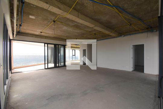 Sala de apartamento à venda com 4 quartos, 406m² em Mossunguê, Curitiba