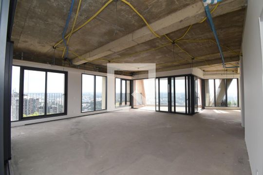 Sala de apartamento à venda com 4 quartos, 406m² em Mossunguê, Curitiba