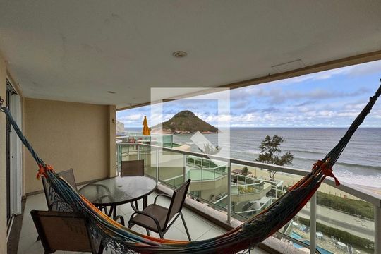 Varanda de apartamento à venda com 1 quarto, 50m² em Recreio dos Bandeirantes, Rio de Janeiro