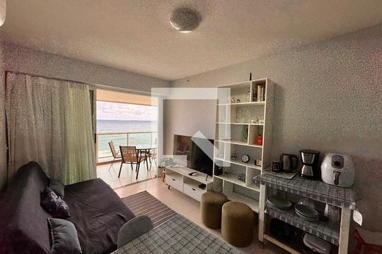 Sala de apartamento à venda com 1 quarto, 50m² em Recreio dos Bandeirantes, Rio de Janeiro