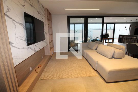Sala de casa de condomínio para alugar com 5 quartos, 376m² em Condominio Alphaville 2, São José dos Campos