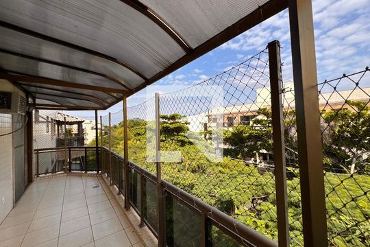 Varanda de apartamento para alugar com 3 quartos, 160m² em Recreio dos Bandeirantes, Rio de Janeiro