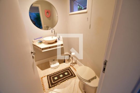 Lavabo de casa de condomínio para alugar com 4 quartos, 280m² em Cidade Universitária, Campinas