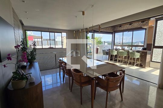 Sala de jantar de apartamento à venda com 4 quartos, 284m² em Liberdade, Belo Horizonte