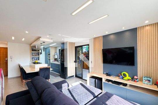 Sala de apartamento à venda com 3 quartos, 127m² em Paulicéia, São Bernardo do Campo