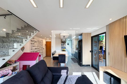 Sala de apartamento à venda com 3 quartos, 127m² em Paulicéia, São Bernardo do Campo