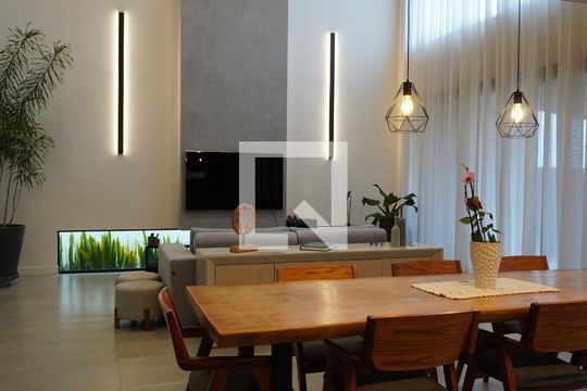 Sala Estar / Jantar de casa de condomínio à venda com 4 quartos, 407m² em Colinas da Anhanguera, Santana de Parnaíba