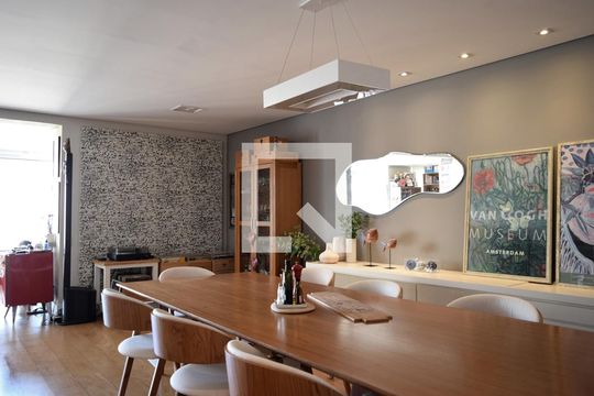 Sala de jantar de apartamento para alugar com 3 quartos, 181m² em Pinheiros, São Paulo