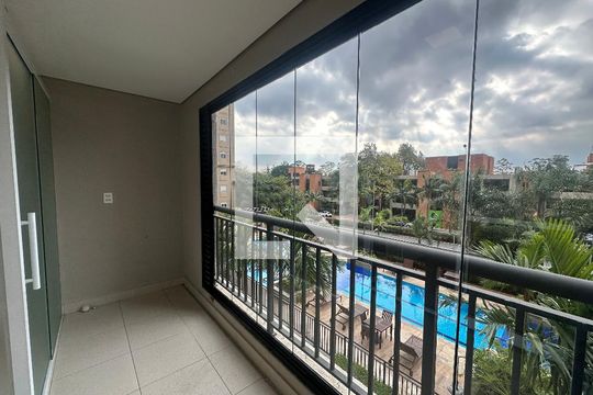 Varanda da Sala de apartamento para alugar com 2 quartos, 62m² em Green Valley, Barueri