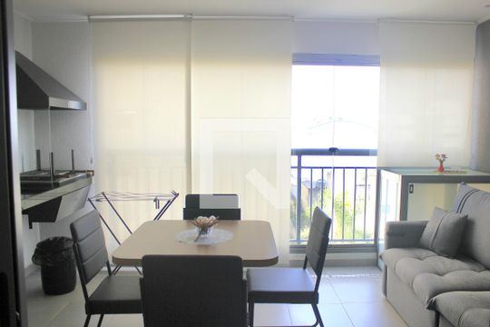 Varanda gourmet de kitnet/studio à venda com 1 quarto, 39m² em Vila Camargos, Guarulhos