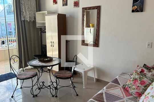 Sala/Quarto de apartamento para alugar com 1 quarto, 22m² em Barreiros, São José
