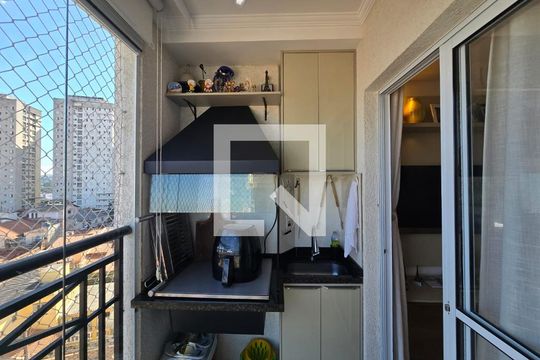 Varanda gourmet de apartamento à venda com 2 quartos, 51m² em Ponte Grande, Guarulhos