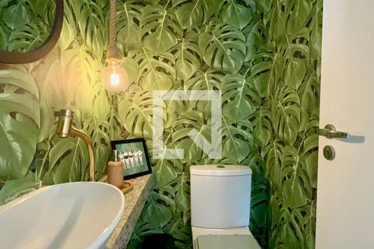 Lavabo de apartamento à venda com 1 quarto, 47m² em Vila Anglo Brasileira, São Paulo