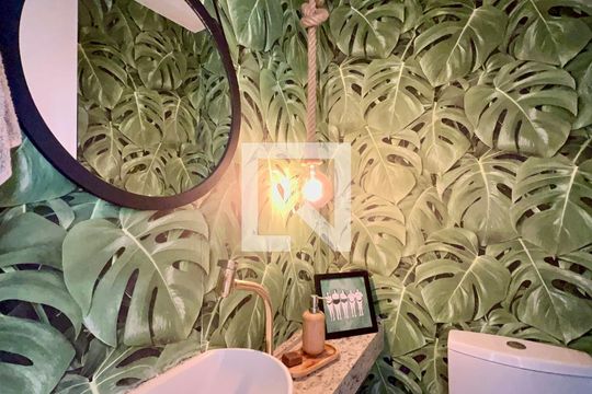Lavabo de apartamento à venda com 1 quarto, 47m² em Vila Anglo Brasileira, São Paulo