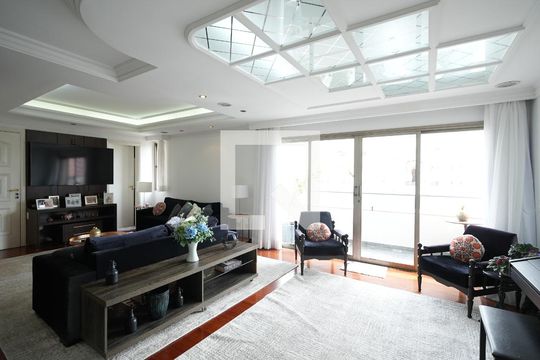 Sala de apartamento à venda com 3 quartos, 143m² em Vila Assunção, Santo André