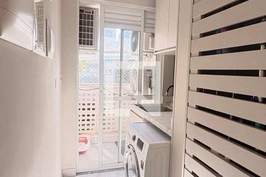 Área de serviço de apartamento à venda com 2 quartos, 99m² em Bacacheri, Curitiba