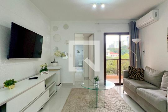 Sala de apartamento para alugar com 1 quarto, 45m² em Jardim Paulista, São Paulo