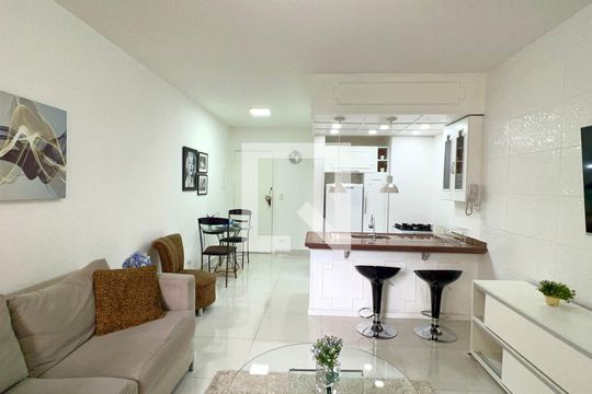 Sala de apartamento para alugar com 1 quarto, 45m² em Jardim Paulista, São Paulo