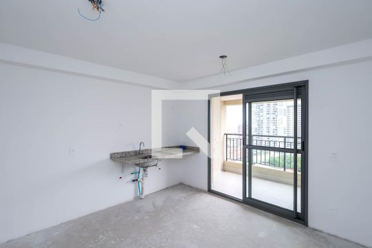 Cozinha de kitnet/studio para alugar com 1 quarto, 34m² em Ipiranga, São Paulo