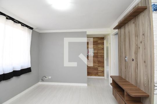 Sala/cozinha de apartamento à venda com 2 quartos, 40m² em Atuba, Curitiba