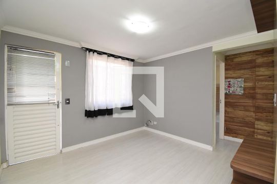 Sala/cozinha de apartamento à venda com 2 quartos, 40m² em Atuba, Curitiba