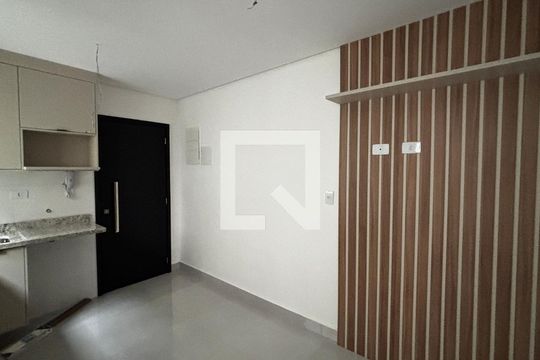 Sala - Cozinha de apartamento à venda com 2 quartos, 50m² em Campestre, Santo André