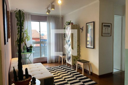 Sala de apartamento à venda com 2 quartos, 56m² em Parque Ipe, São Paulo
