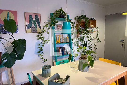 Sala de apartamento à venda com 2 quartos, 56m² em Parque Ipe, São Paulo