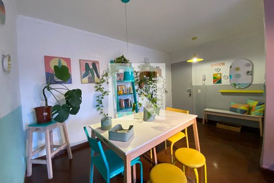 Sala de apartamento à venda com 2 quartos, 56m² em Parque Ipe, São Paulo