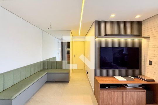 Sala de apartamento à venda com 2 quartos, 71m² em Jardim Caravelas, São Paulo
