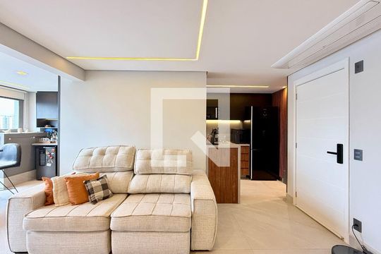 Sala de apartamento à venda com 2 quartos, 71m² em Jardim Caravelas, São Paulo
