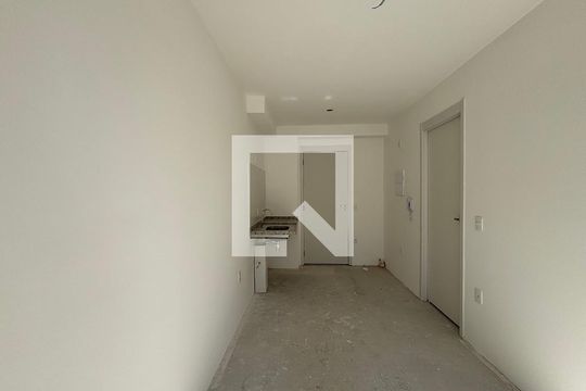 Sala/Cozinha de apartamento à venda com 1 quarto, 28m² em Vila Olímpia, São Paulo