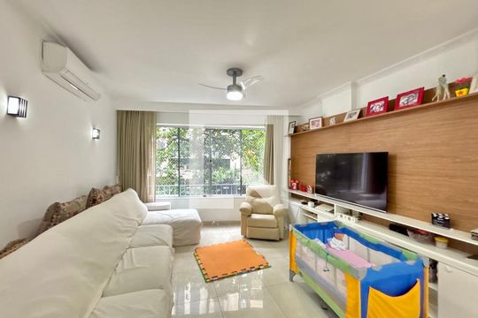 Sala de apartamento para alugar com 3 quartos, 150m² em Copacabana, Rio de Janeiro