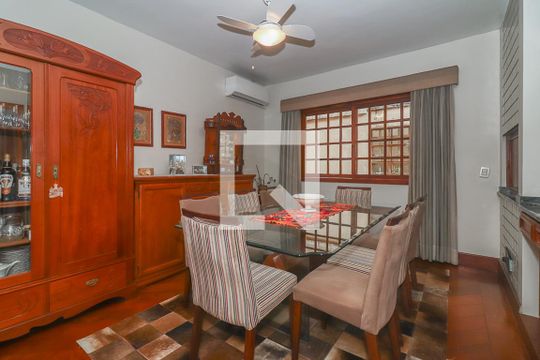 Sala de Jantar de casa de condomínio à venda com 3 quartos, 234m² em Boa Vista, Porto Alegre