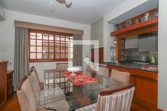 Sala de Jantar de casa de condomínio à venda com 3 quartos, 234m² em Boa Vista, Porto Alegre