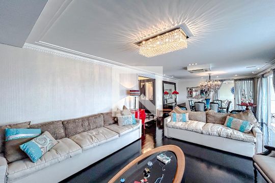 Sala de apartamento à venda com 4 quartos, 238m² em Cidade Mãe do Céu, São Paulo