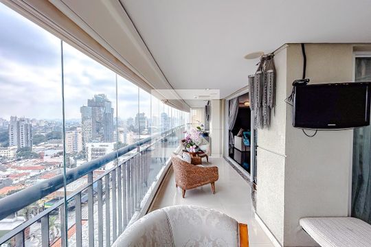 Varanda de apartamento à venda com 4 quartos, 238m² em Cidade Mãe do Céu, São Paulo