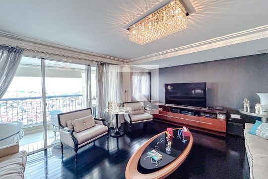 Sala de apartamento à venda com 4 quartos, 238m² em Cidade Mãe do Céu, São Paulo