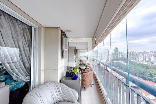 Varanda de apartamento à venda com 4 quartos, 238m² em Cidade Mãe do Céu, São Paulo