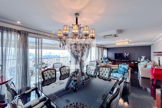 Sala de apartamento à venda com 4 quartos, 238m² em Cidade Mãe do Céu, São Paulo