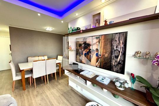Sala de apartamento à venda com 3 quartos, 60m² em Jardim Assuncao, São Paulo
