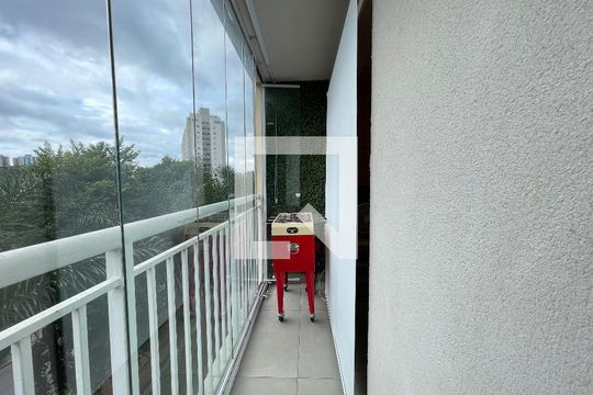 Varanda de apartamento para alugar com 1 quarto, 28m² em Ferreira, São Paulo