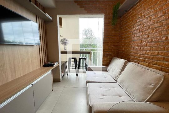 Sala de apartamento para alugar com 1 quarto, 28m² em Ferreira, São Paulo