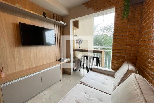 Sala de apartamento para alugar com 1 quarto, 28m² em Ferreira, São Paulo