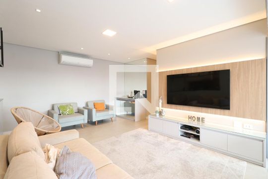 Sala  de apartamento à venda com 3 quartos, 104m² em Água Branca, São Paulo