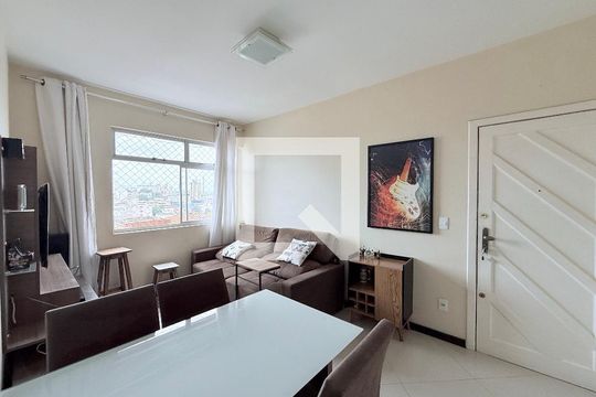 Sala de apartamento à venda com 2 quartos, 65m² em Monsenhor Messias, Belo Horizonte