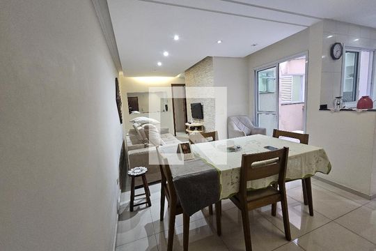 Sala de Jantar de apartamento à venda com 3 quartos, 80m² em Vila Assunção, Santo André