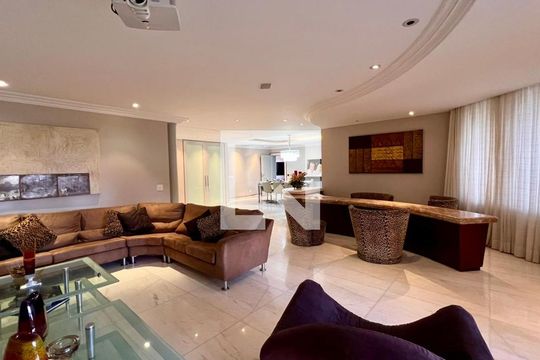 Sala de apartamento à venda com 4 quartos, 359m² em Santo Agostinho, Belo Horizonte