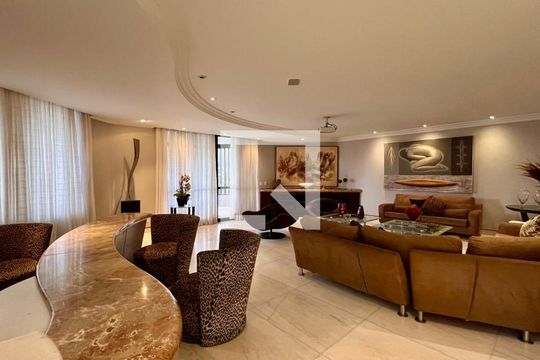 Sala de apartamento à venda com 4 quartos, 359m² em Santo Agostinho, Belo Horizonte