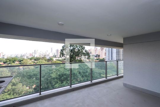 Varanda de apartamento à venda com 3 quartos, 136m² em Chácara Klabin, São Paulo